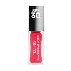 TULI LABS COLLAGEN LIQUID LIPSTICK SPF30 Coral Pink - kollagen læbestift 11ml