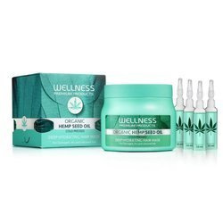 WELLNESS PREMIUM PRODUCTS Dyb fugtgivende hårmaske 500ml + 4 ampuller 10ml GRATIS