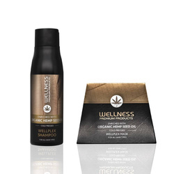 WELLNESS PREMIUM PRODUCTS Wellplex-sæt (shampoo 500 ml | maske 500 ml)