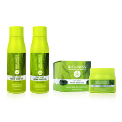 WELLNESS PREMIUM PRODUCTS Set (Shampoo 500ml, Conditioner 500ml, Haarmaske 500ml + 4 Ampullen GRATIS)
