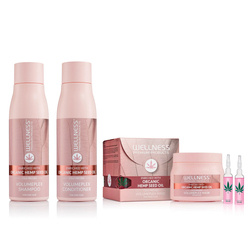 WELLNESS PREMIUM PRODUCTS VolumePLEX set (shampoo 500ml, conditioner 500ml, mask 500ml)