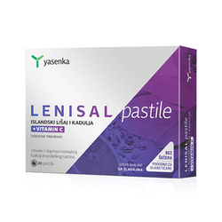 YASENKA Lenisal Lutschtabletten Nahrungsergänzungsmittel mit isländischen Flechten, Salbei und Vitamin C 20 Tabletten