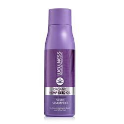 WELLNESS PREMIUM PRODUCTS Silver shampoo til neutralisering af gule toner i blondt hår 500 ml
