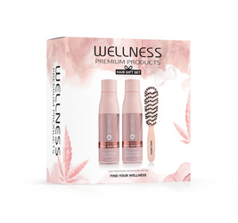 WELLNESS PREMIUM PRODUCTS VolumePLEX set (shampoon 500 ml, oil 500 ml, rosette tin)